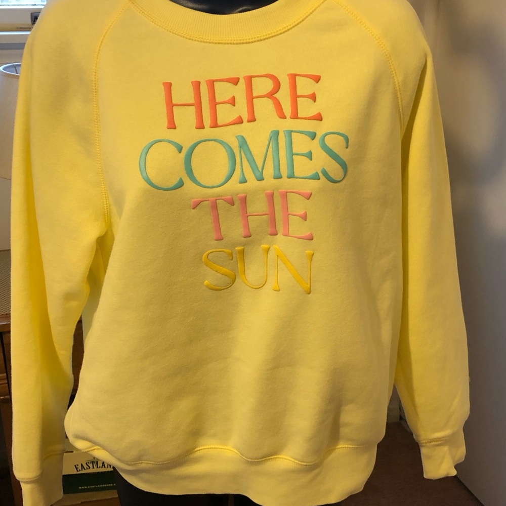 Wmn’s yellow Graphic Sweat shirt